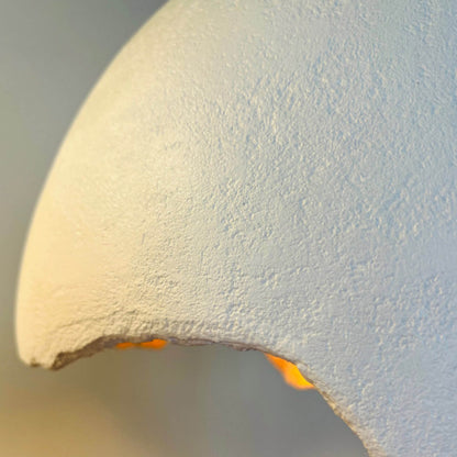 Éclairage organique en béton léger fabriqué à Menton