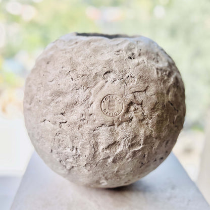 Grande vaso rotondo fatto a mano stile moderno