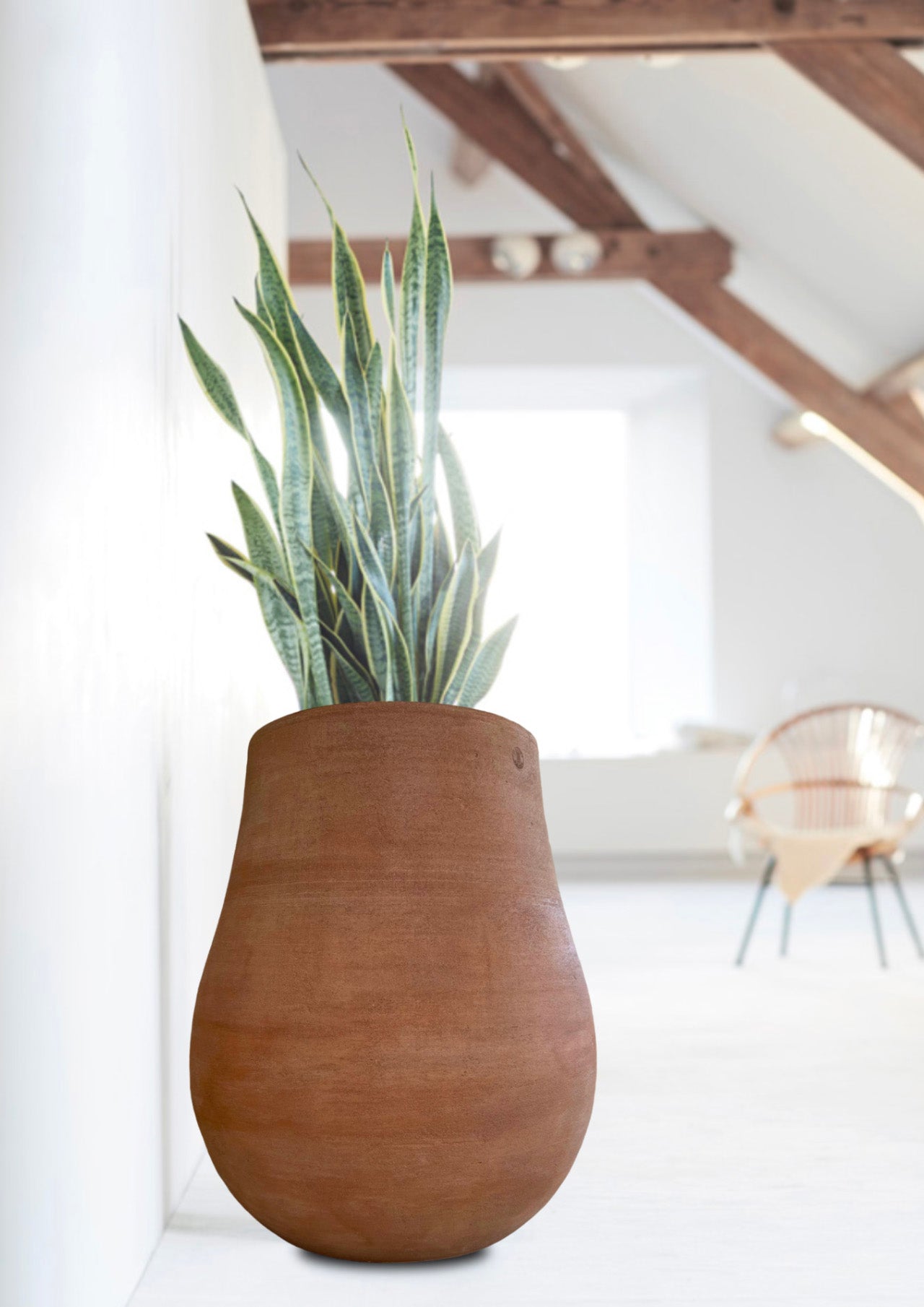 Vaso su misura in cemento per terrazze di lusso a Monaco