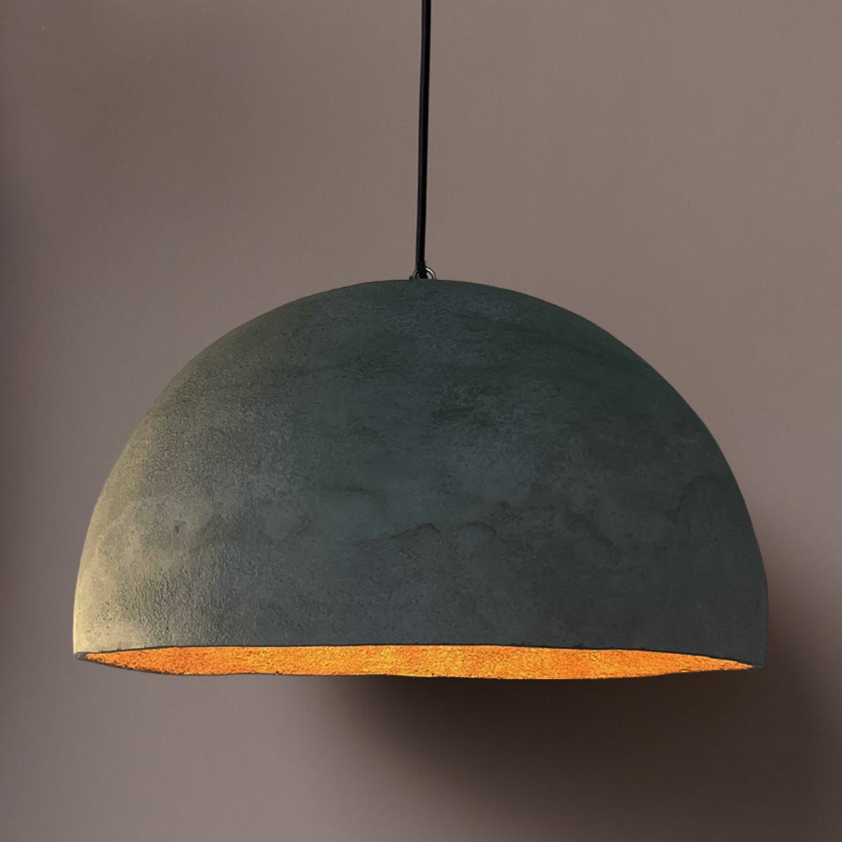 Lampada a sospensione in cemento Moki - Lampe suspension en béton Moki