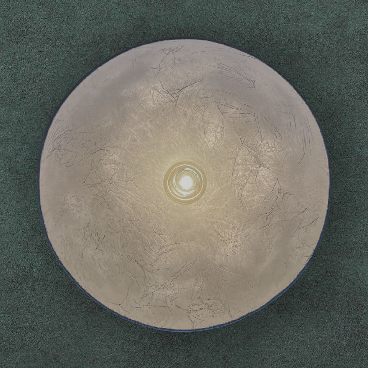 Lampada sospesa in cemento leggero per interni ed esterni