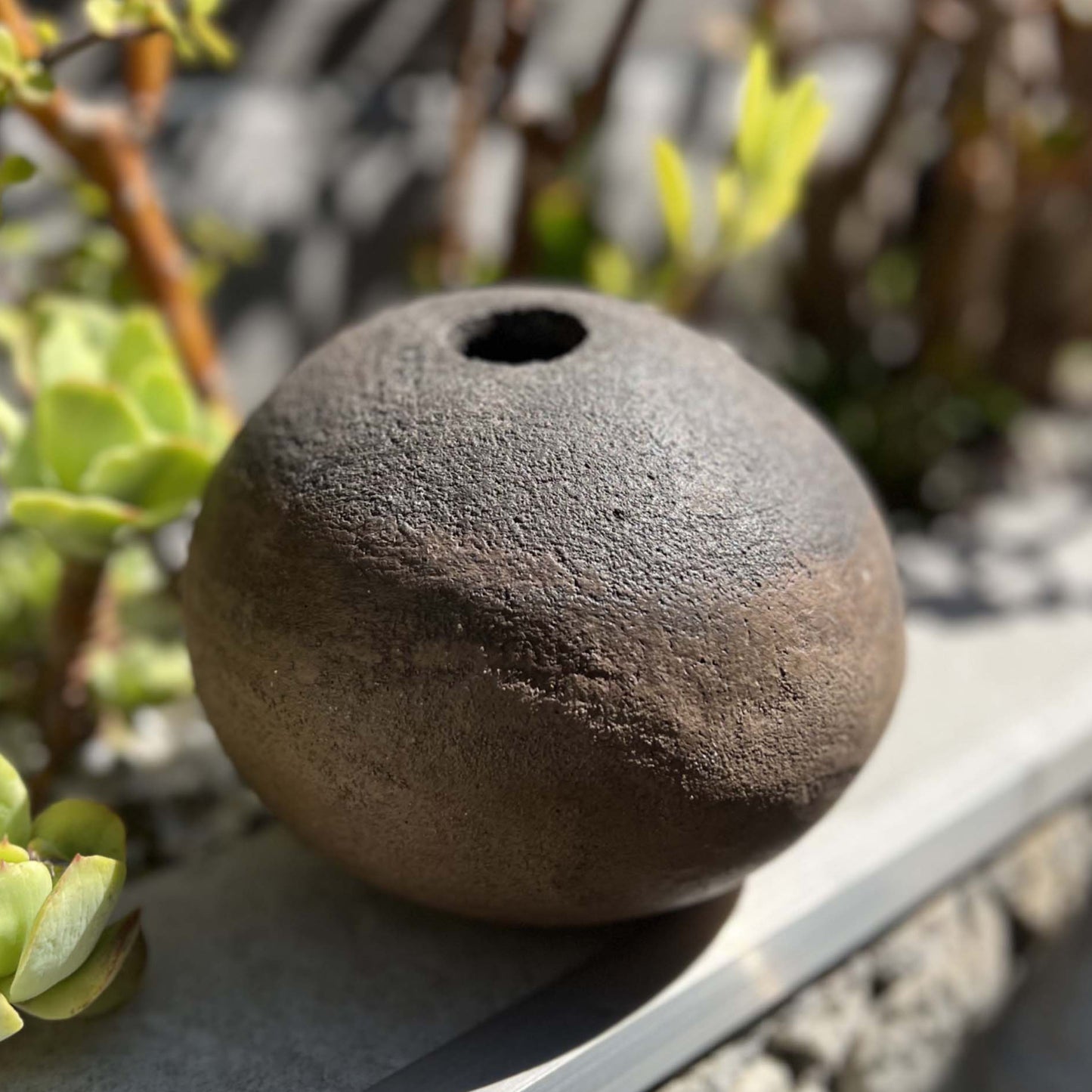 Mini vaso decorativo Lava in cemento design minimalista - Petit vase décoratif Lava en béton design minimaliste