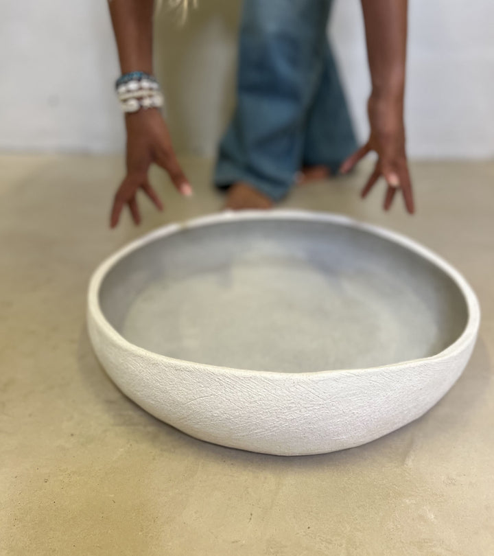 Plateau Mojave en béton pour usage alimentaire ou vide-poche