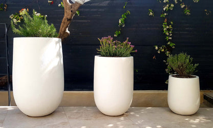 Vaso artigianale sottile 15mm resistente al gelo e al sole