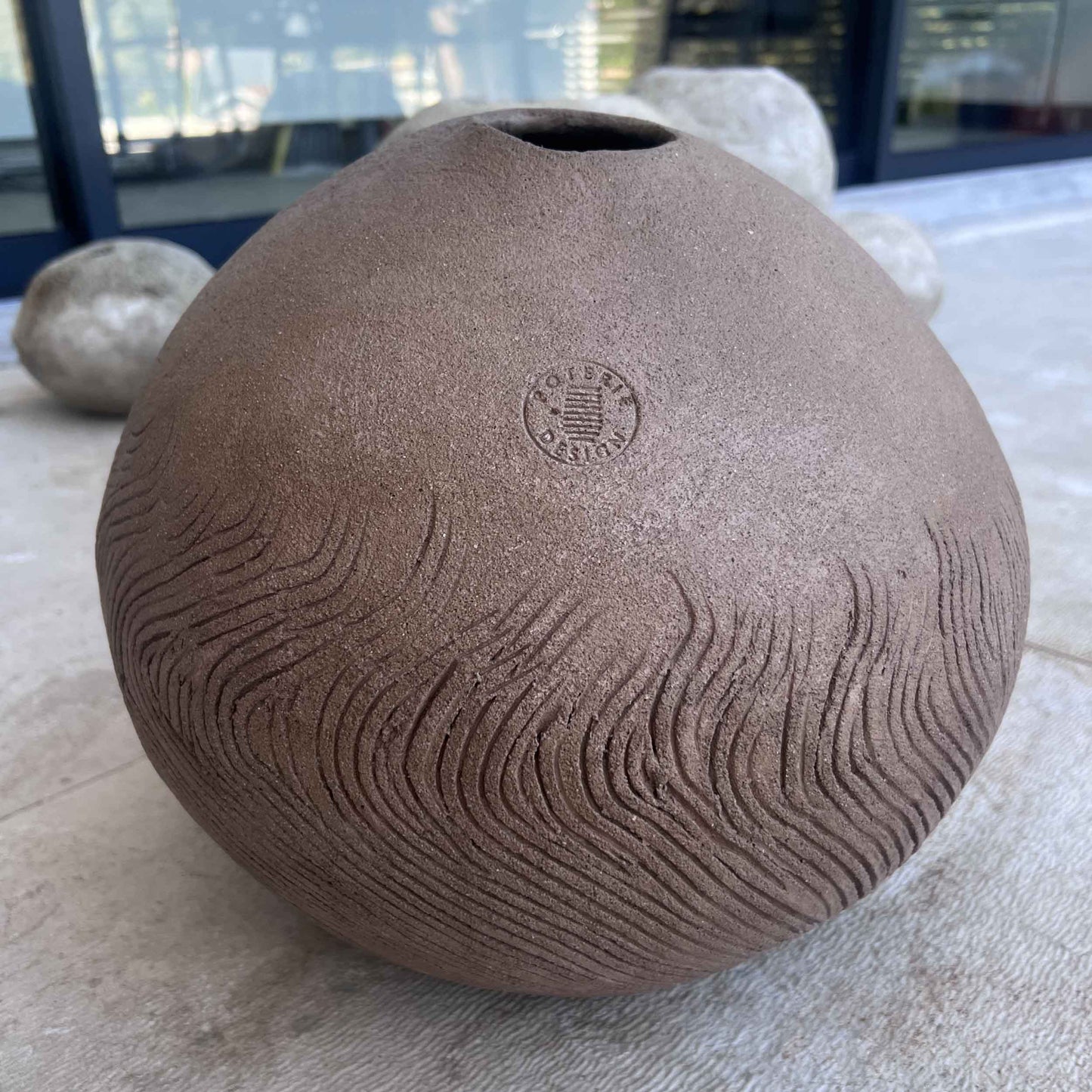 Scultura rotonda da esterno resistente al gelo e intemperie