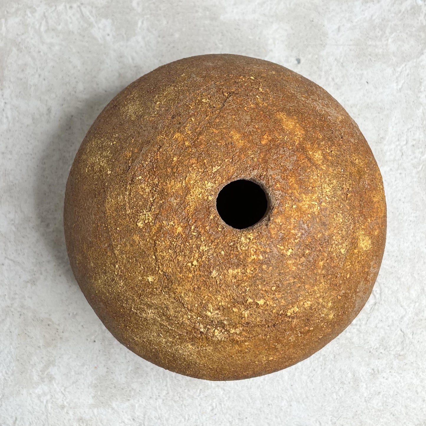 Vaso minerale ossidato artigianato di lusso Oshima