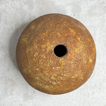 Vaso minerale ossidato artigianato di lusso Oshima